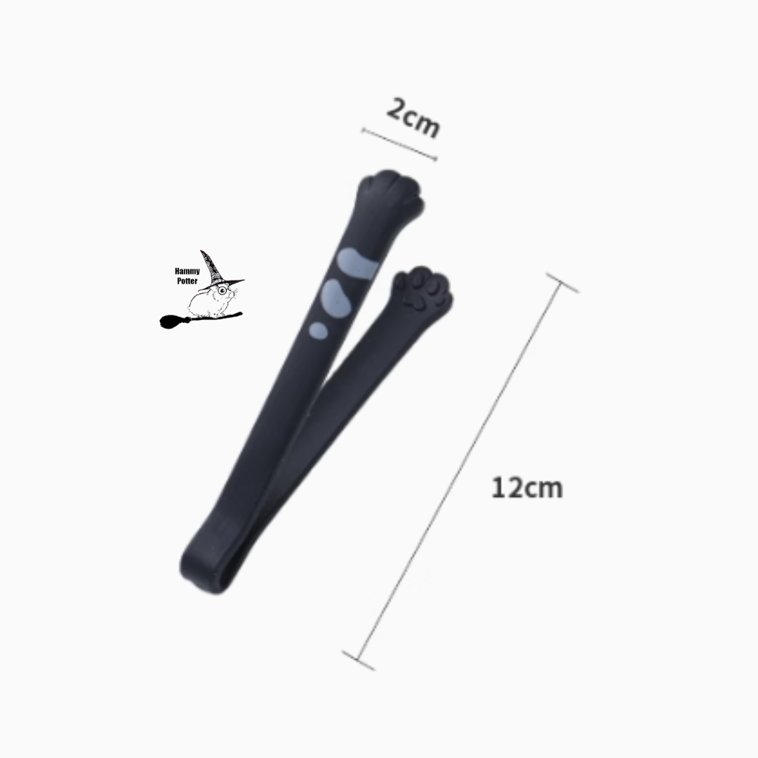 Pet paw food tongs