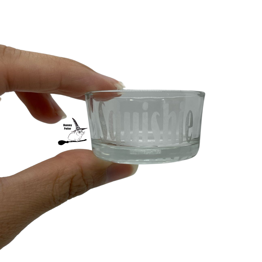 Customized glass bowl