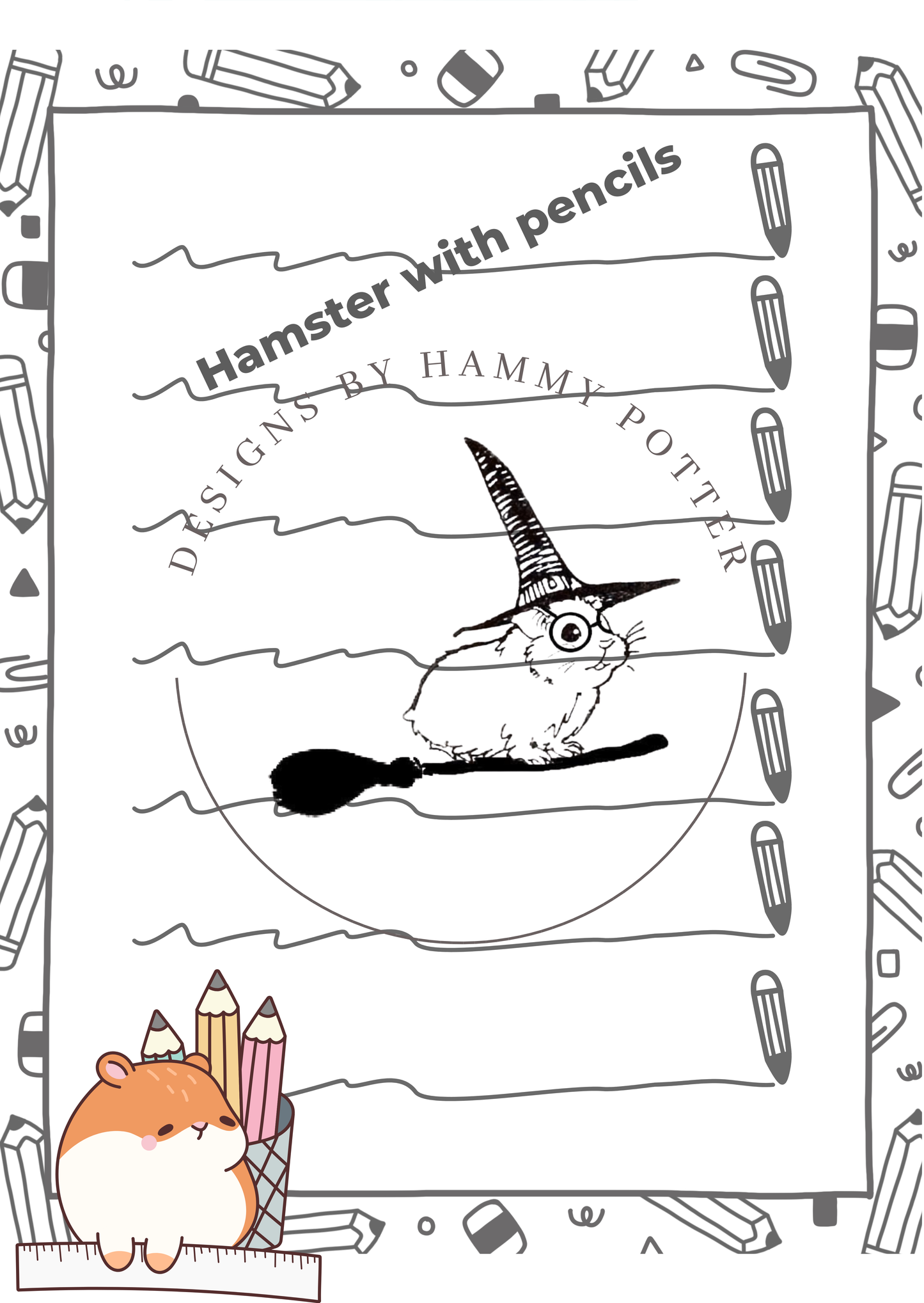 Handmade rodent-themed easy-tear notepads