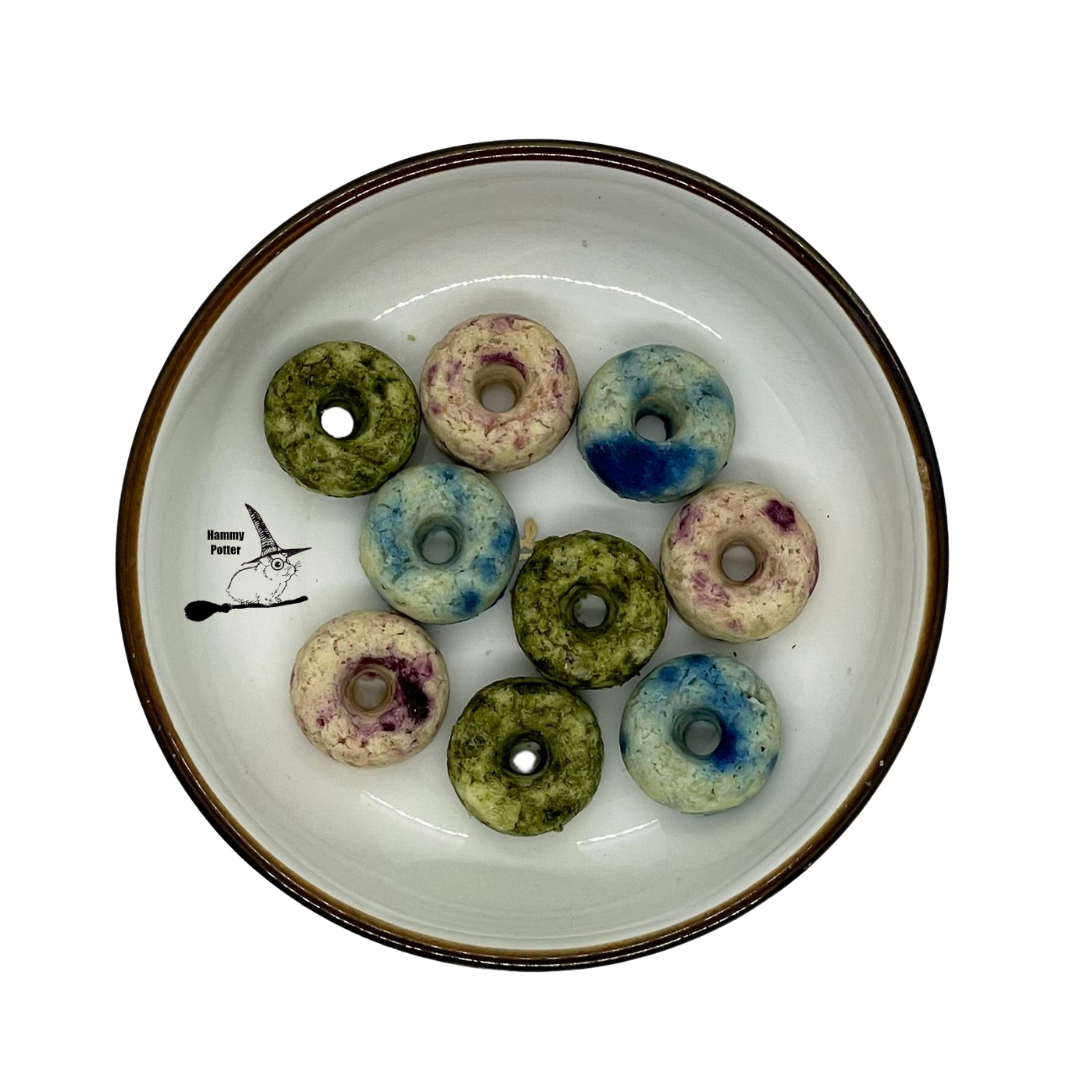 Homemade Powerpuff donuts