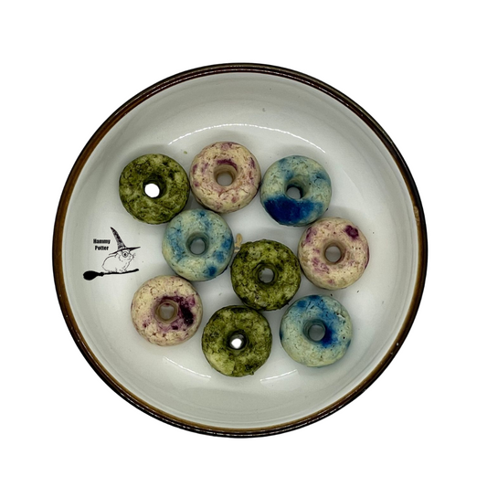 Homemade Powerpuff donuts