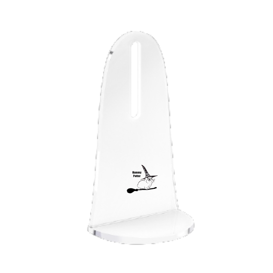 Customized water bottle with acrylic bottle holder