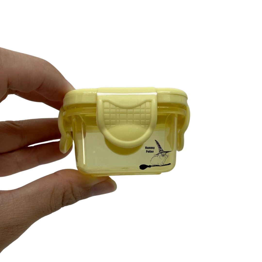 Mini plastic food storage boxes