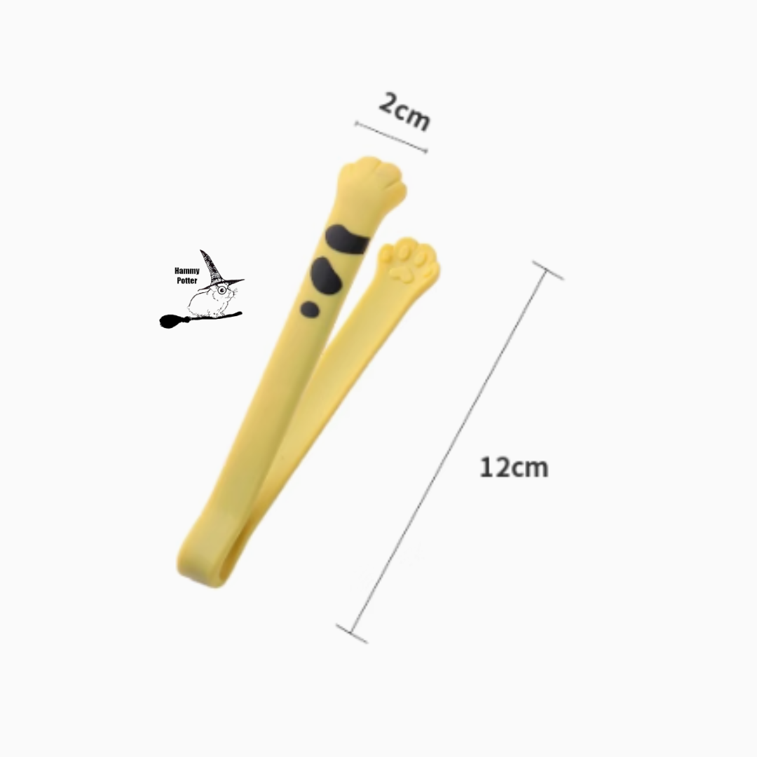 Pet paw food tongs