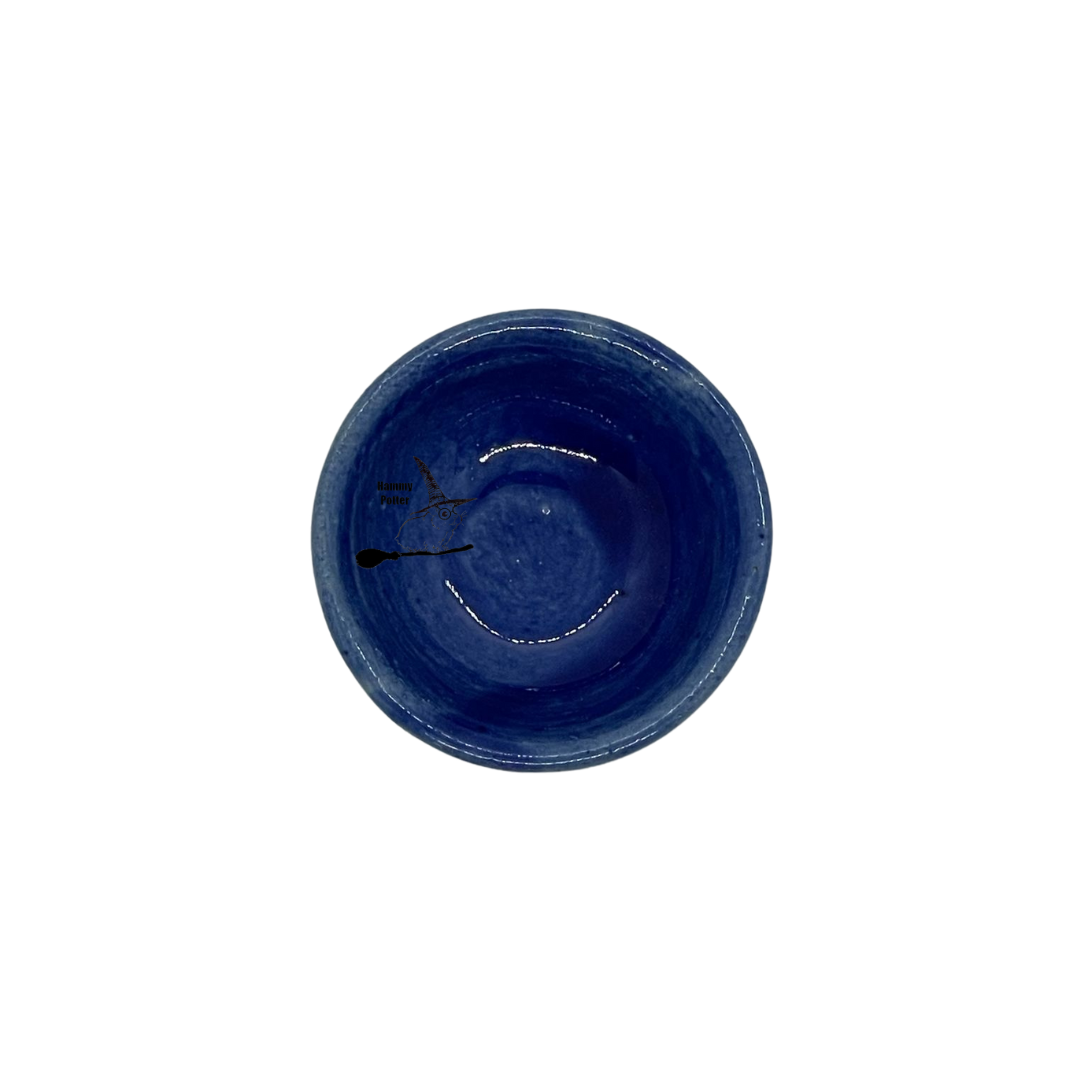 Ceramic blue bowl