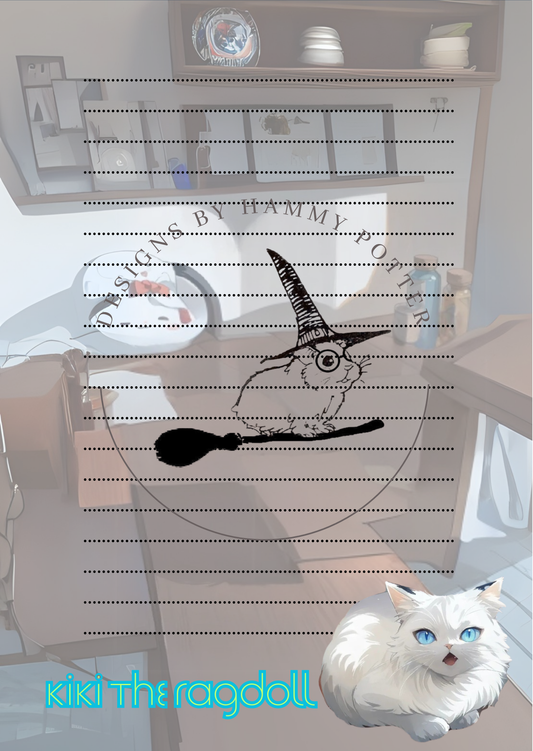 Customized easy-tear notepads with cartoon design of your pet