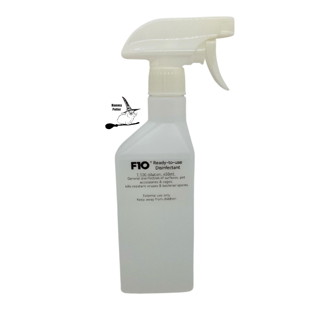 Ready-to-use F10 pet disinfectant/cleaning agent