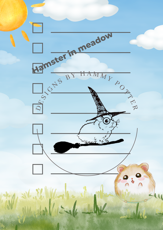 Handmade rodent-themed easy-tear notepads