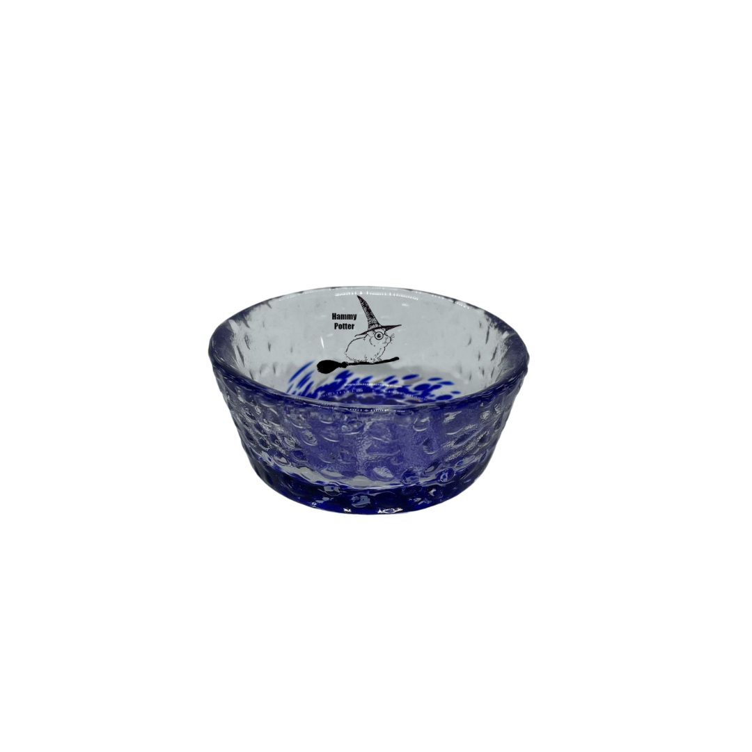Textured stained glass bowls