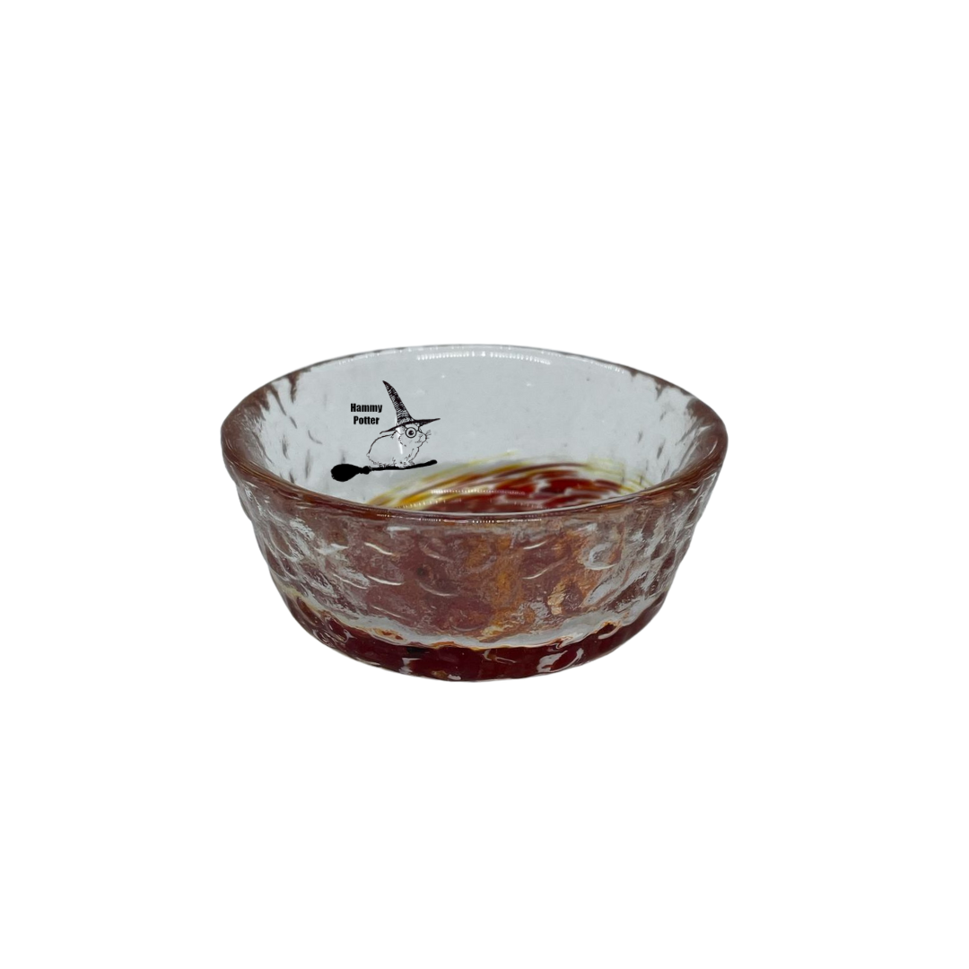 Textured stained glass bowls