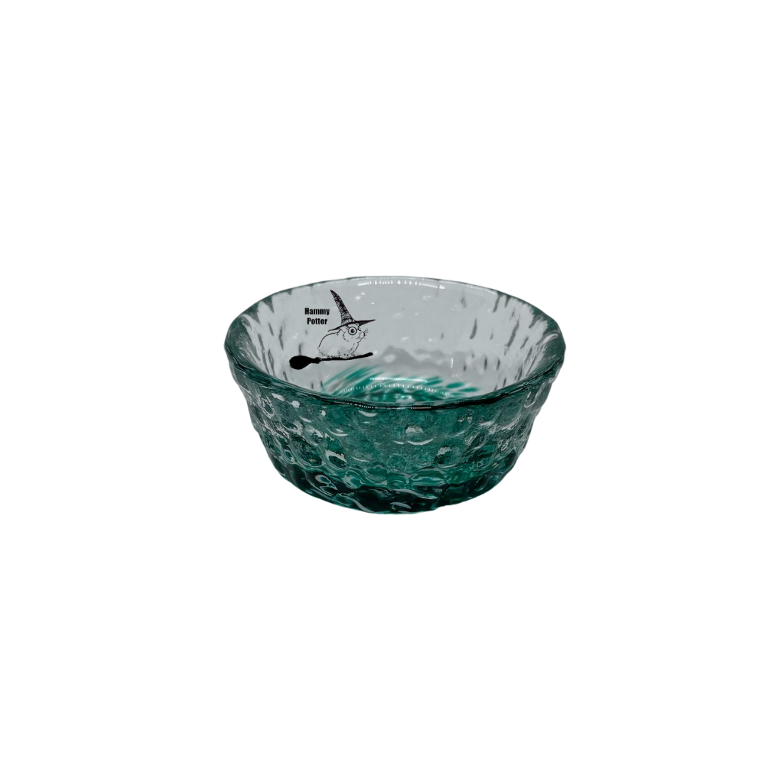 Textured stained glass bowls