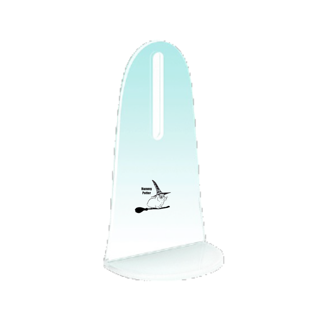 Customized water bottle with acrylic bottle holder